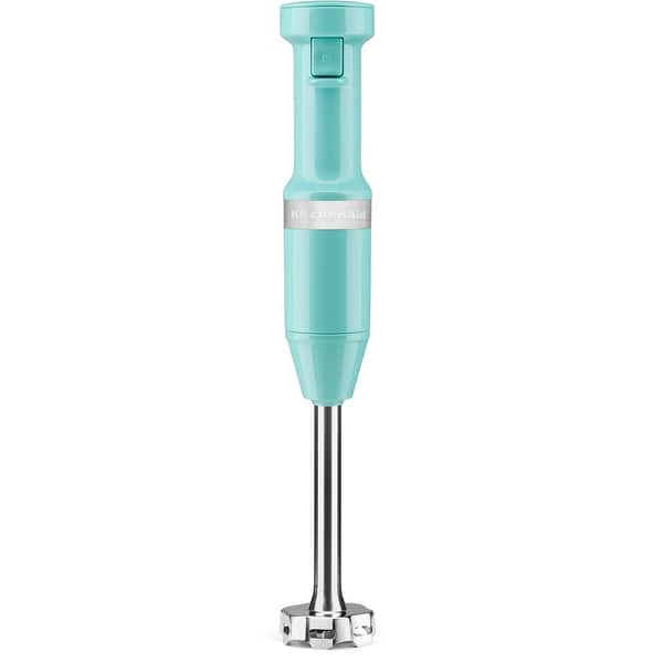 KitchenAid Corded VariableSpeed Immersion Blender in Aqua Sky with