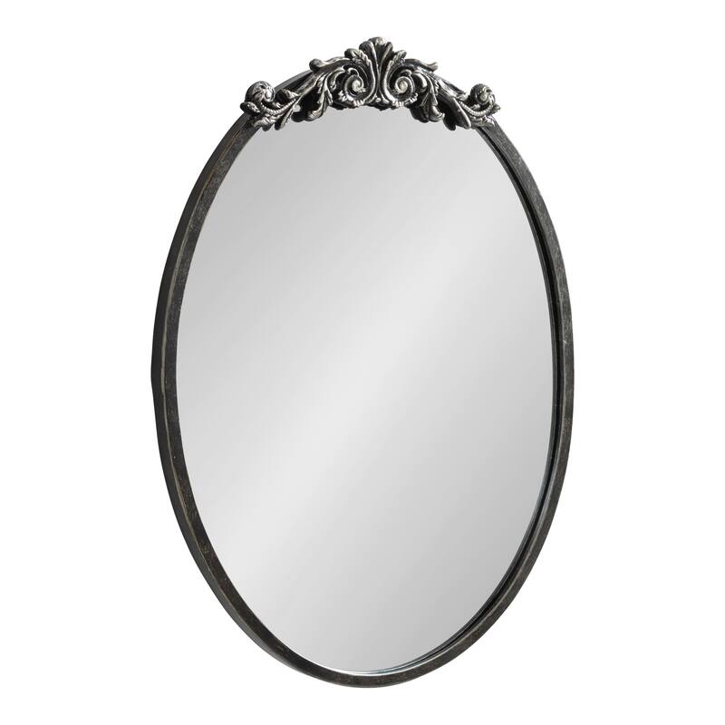 Kate and Laurel Arendahl Glam Ornate Mirror - 18x24 - Black