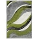 preview thumbnail 110 of 128, SAFAVIEH Hollywood Deep Mid-Century Modern Abstract Rug 2' x 3' - Grey/Green
