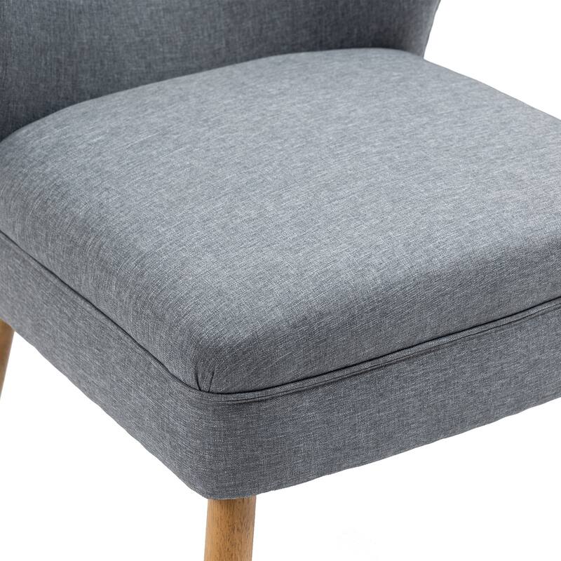 2 Set Modern Armless Accent Chair
