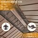 preview thumbnail 79 of 142, Outdoor Hardtop Gazebo Pergola w Galvanized Steel Roof and Aluminum Frame, Prime Curtains and nettings include