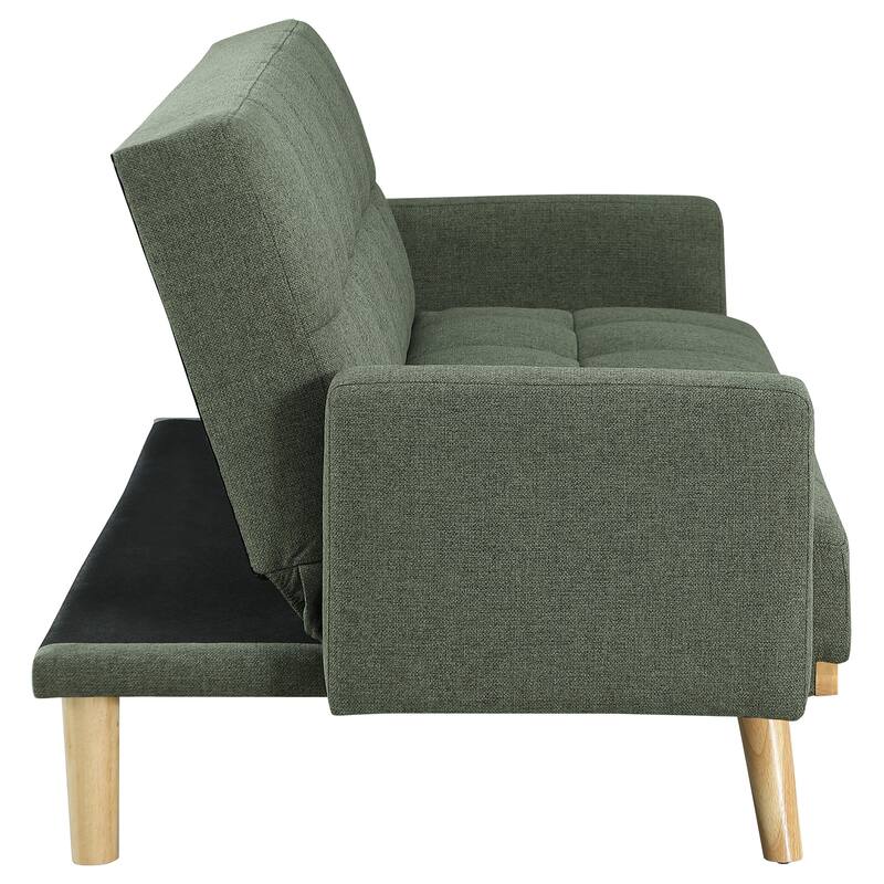 Kourtney Upholstered Tufted Convertible Sofa Bed