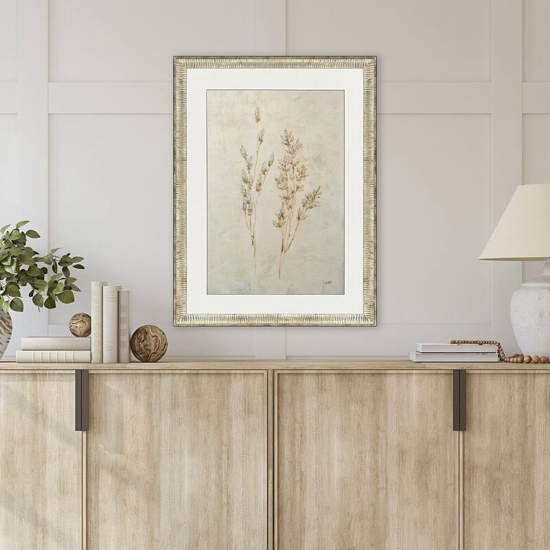 Paragon Whispering Grasses II Framed Art - Wood