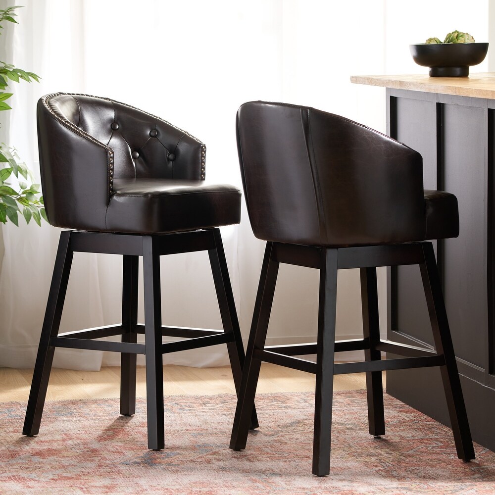 Swivel bar & counter store stool charlton home seat height
