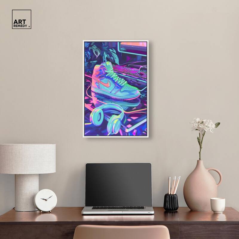 PC Gamer Sneaker Canvas by Art Remedy