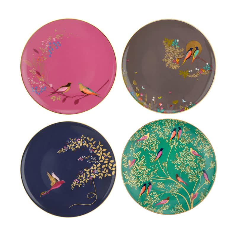 Sara Miller London Chelsea for Portmeirion Plates - 8 Inch - 8 Inch - Assorted