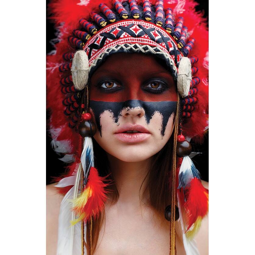 Global Fusion Native American 3-Panel Wall Mural