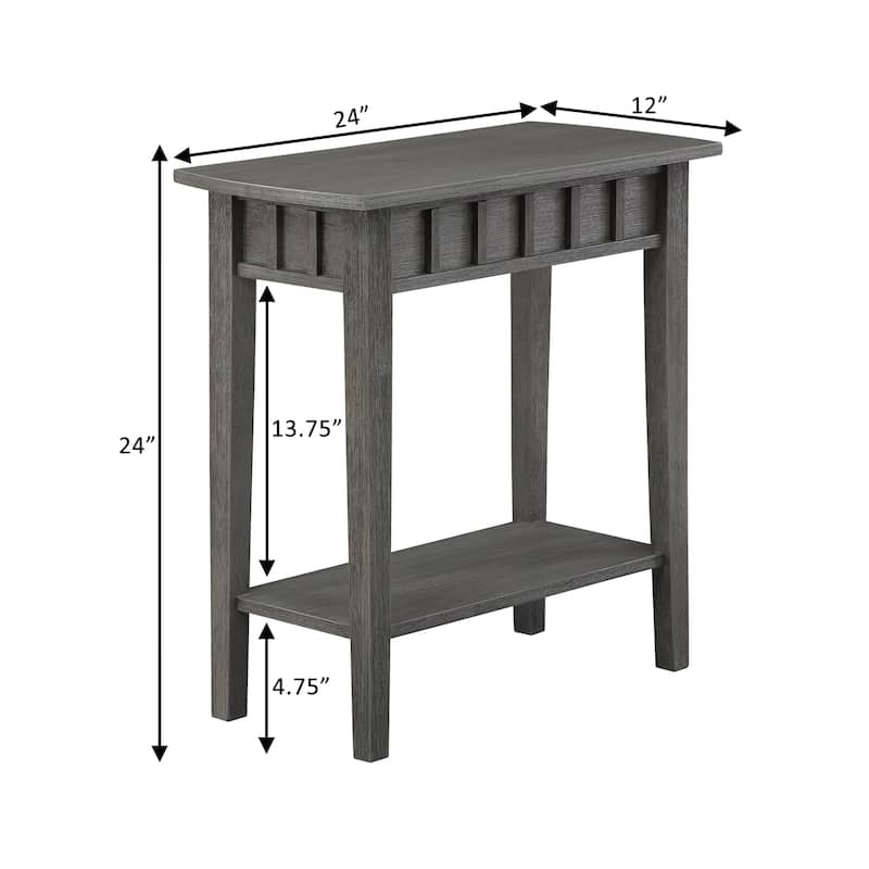 Convenience Concepts Dennis End Table with Shelf