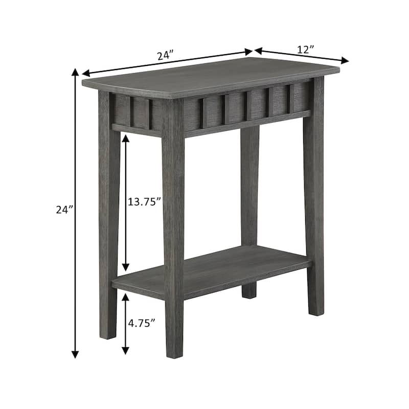 Porch & Den Adriel End Table with Shelf