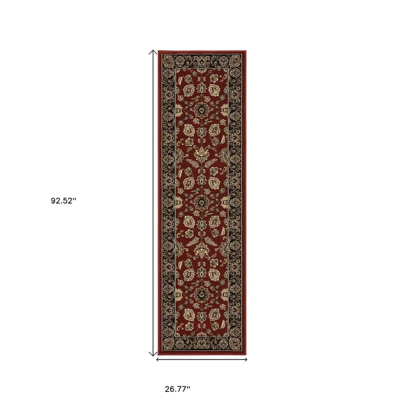 HomeRootsOriental Traditional Runner Area Rug