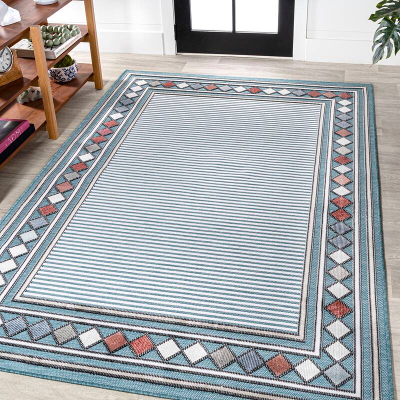 JONATHAN Y Star Abstract Swirl Area Rug