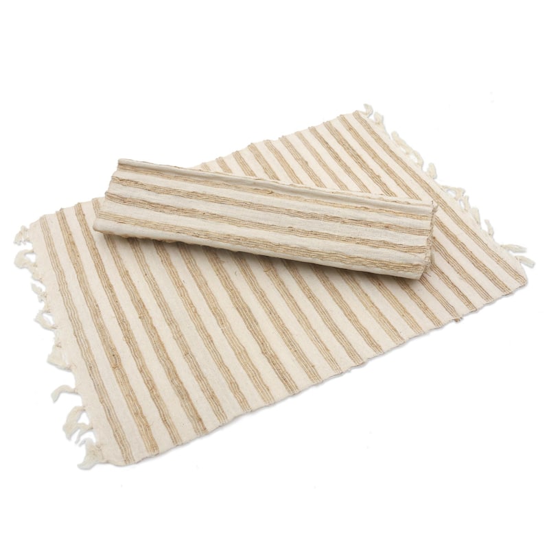 Novica Handmade Traditional Table Cotton Blend Placemats (Set Of 4)