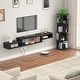 preview thumbnail 45 of 102, 4/5/6 Tiers Round Rotating Bookcase, Revolving Floor Standing Bookshelf Corner Organizer Display