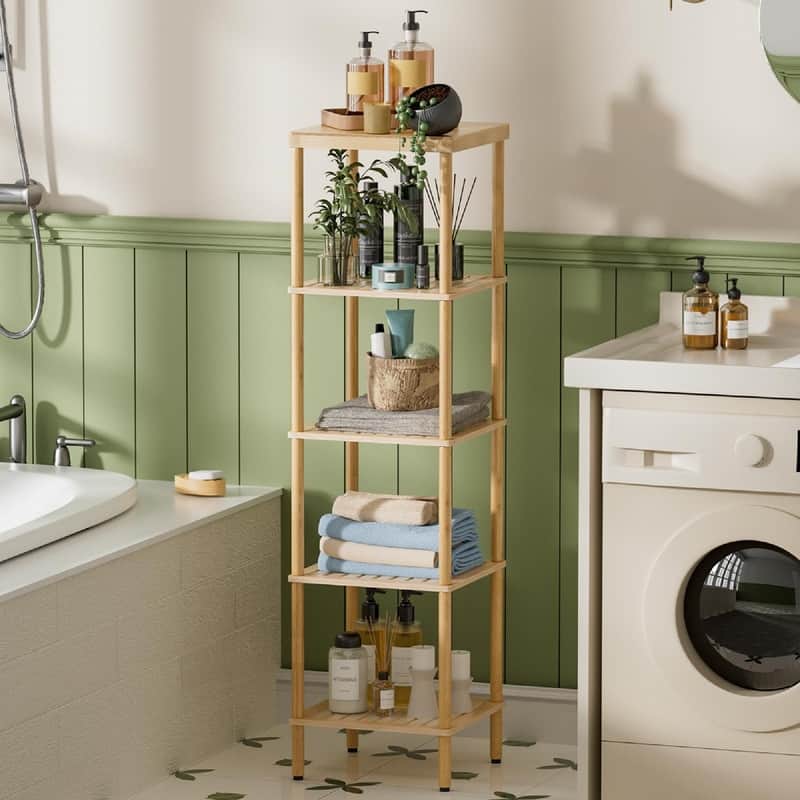 Bamboo Bathroom Shelf