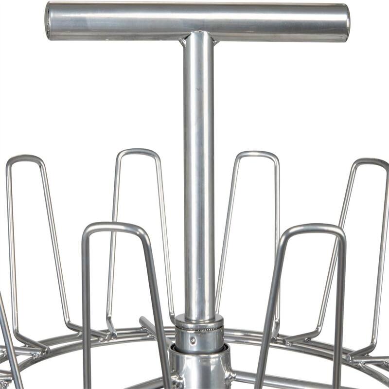 4 Tier Revolving Shoe Tree - 12"D x 12"W x 52"H
