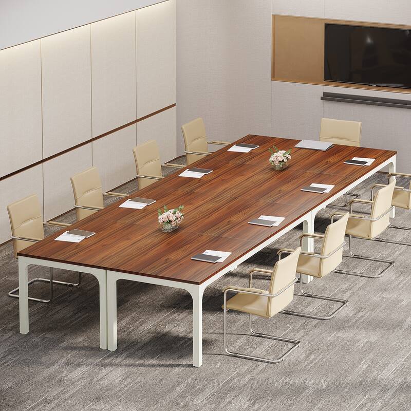 78.74" Large Rectangle Conference Table, Office Meeting/Seminar/Business Table Desk for Office Boardroom & Meeting Room