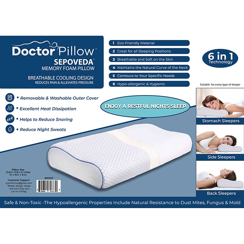 Dr Pillow Sepoveda Memory Foam 2 PACK Pillow Bed Bath & Beyond 38910842
