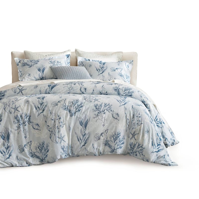 Harbor House Botanical 100% Cotton Sateen Duvet Cover Set