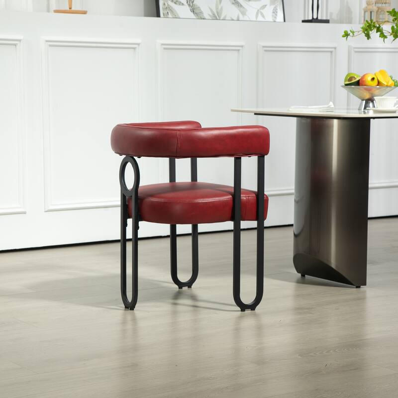Modern PU Upholstered Accent Chair for LIving Room or Dining