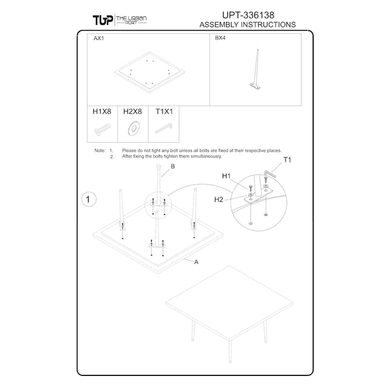 Taro Coffee Table, 24 Inch Square Taupe Brown Real Marble Top, Black Metal Legs