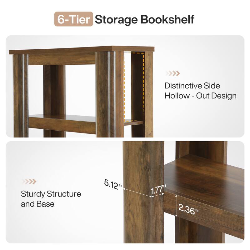 71-inch Tall Book Shelf