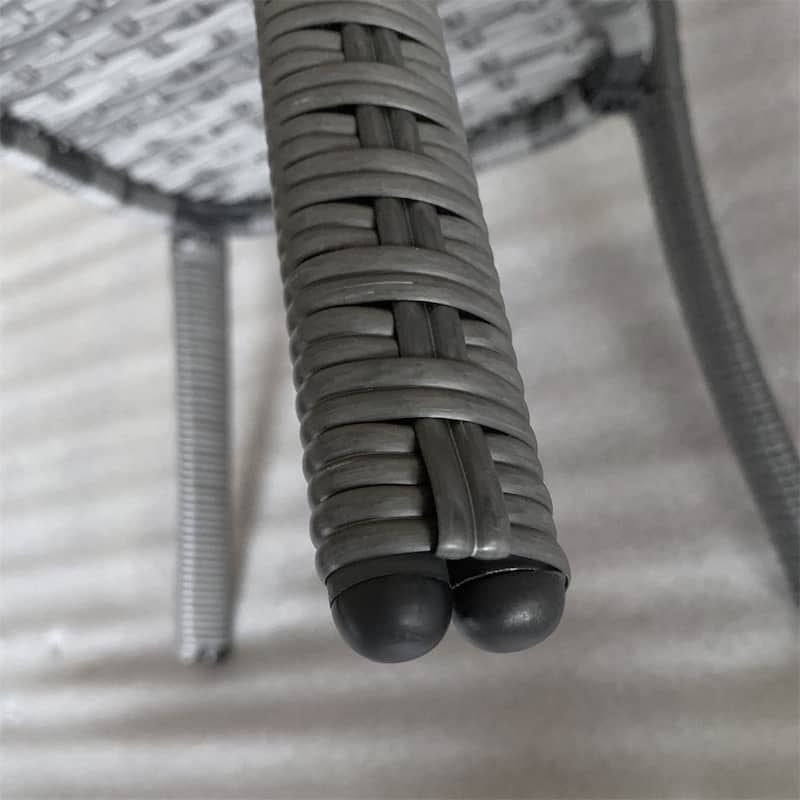 Outsunny Rattan Coffee Table,Wicker Side Table,Outdoor End Table