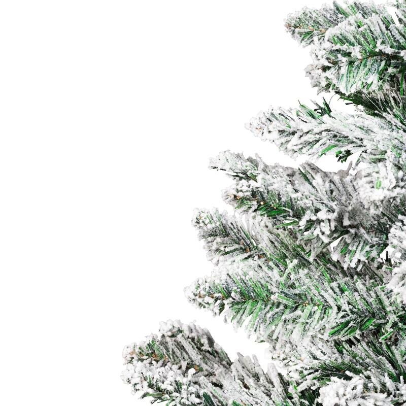 Frosted Pine Artificial Christmas Tree in Burlap Base - 3' - Unlit - 3 Foot