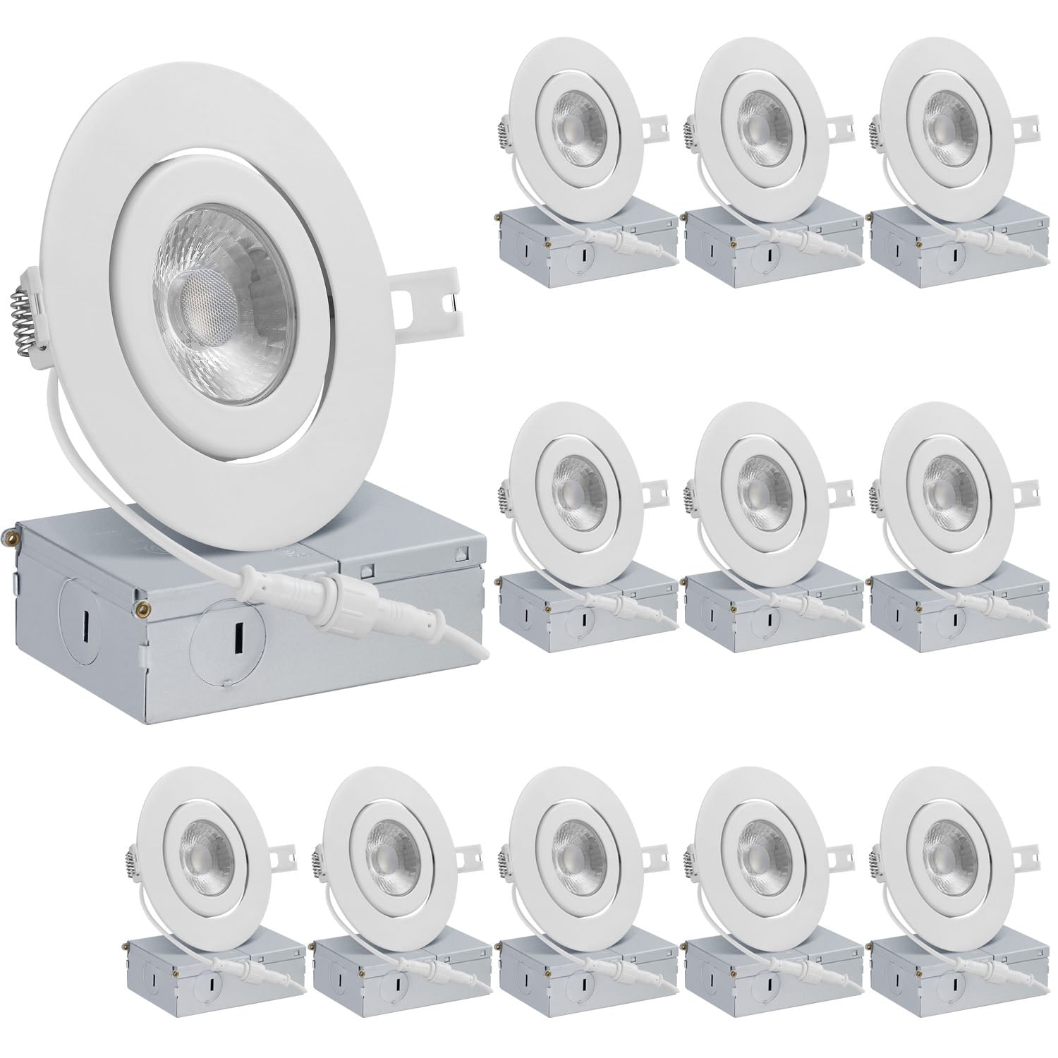 4 sloped hotsell recessed can