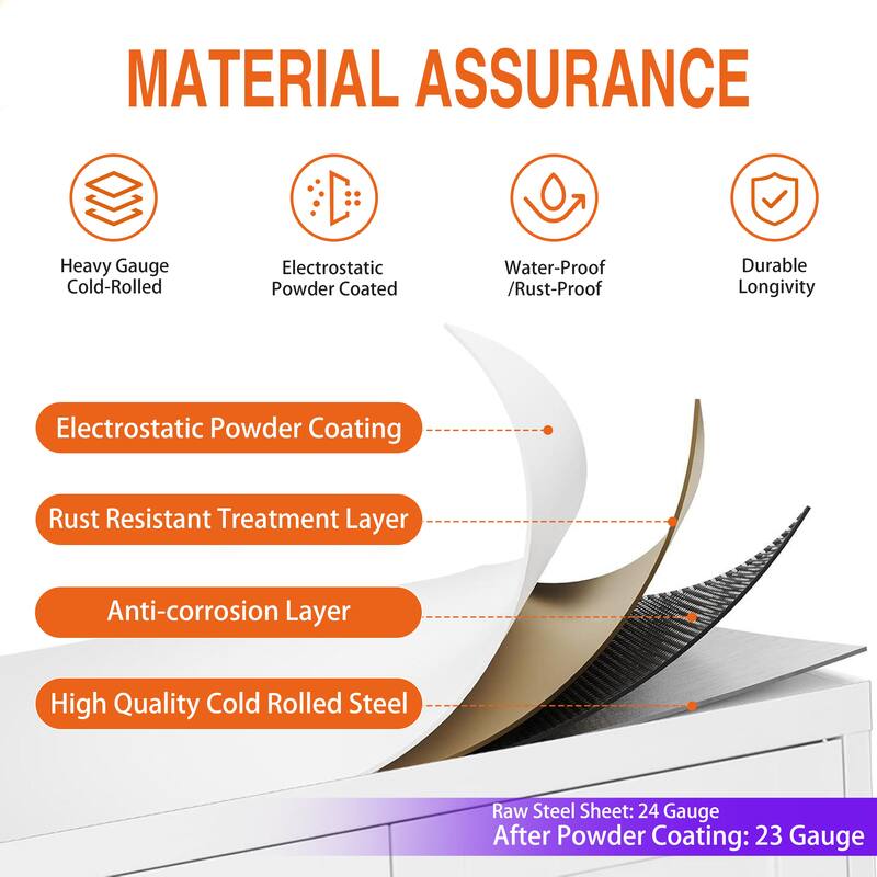 40" Tall 2-Door Metal Shoe Cabinet - 7-Tier Hidden Organizer with Adjustable Shelves for Entryway, Closet, Bedroom