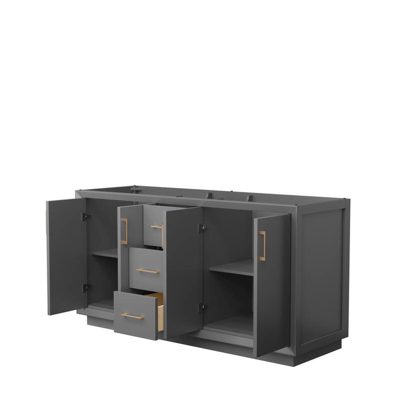 Strada 66-Inch Double Vanity Cabinet