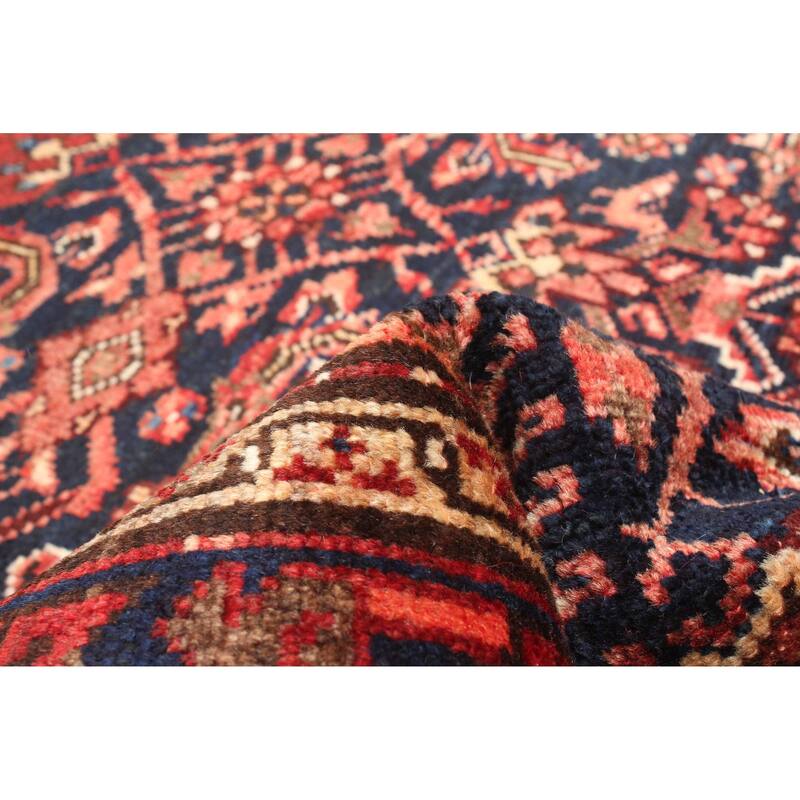 ECARPETGALLERY Hand-knotted Andelz Dark Navy Wool Rug - 4'1 x 6'4