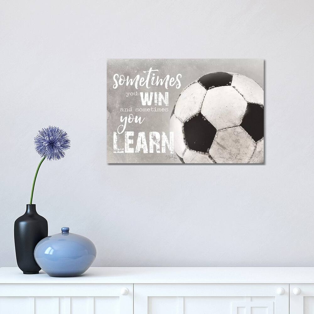 iCanvas "Soccer -Sometimes You Win" by Marla Rae Canvas Print