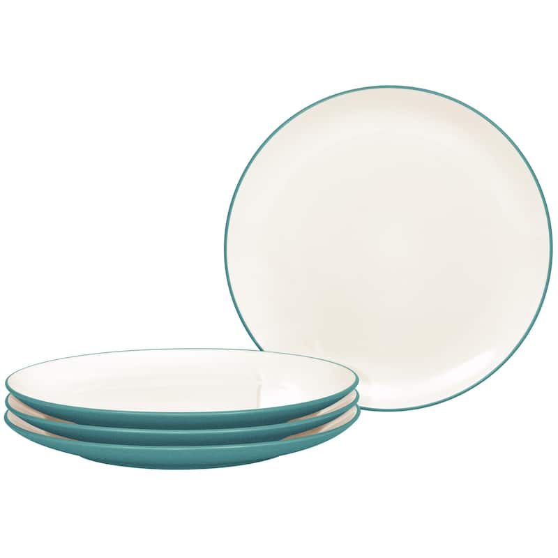 Noritake Colorwave Set Of 4 Coupe Dinner Plates , 10-1/2" - Turquoise