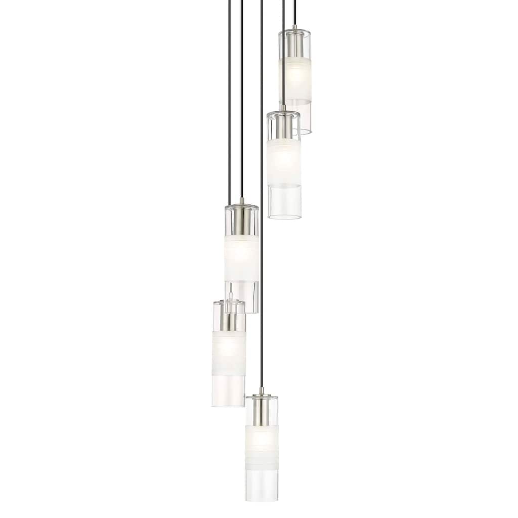 Z-Lite 824P-5R Alton 5 Light 12" Wide Chandelier