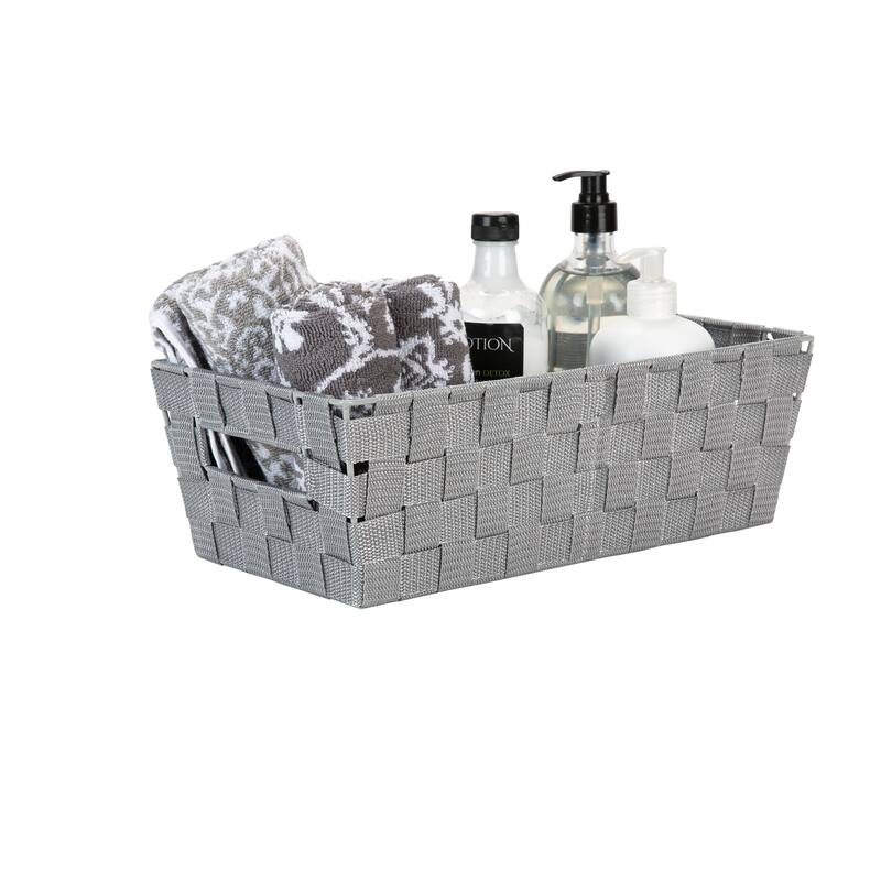 Simplify Medium Woven Strap Shelf Tote