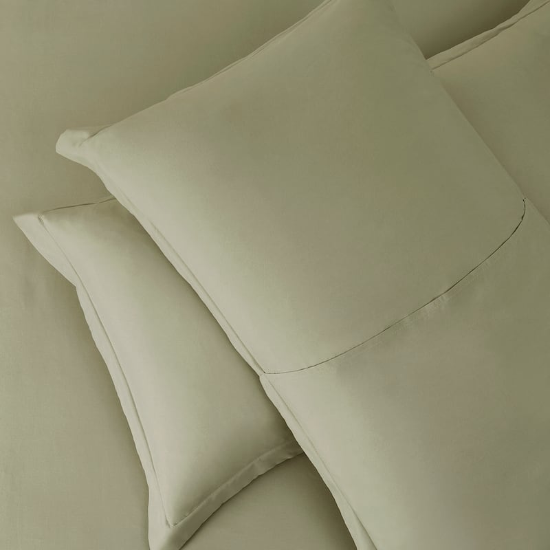 Emperyan 3 Piece Duvet Cover Sets, Soft Double Brushed Duvet Covers with Button Closure