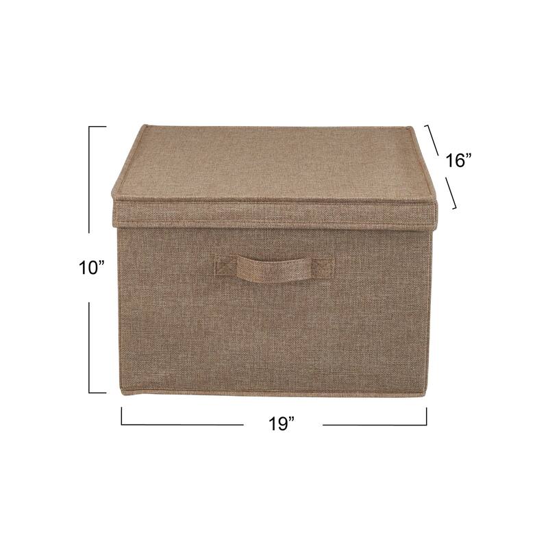 Household Essentials Fabric Storage Bins, Set of 2