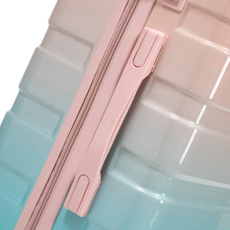 Anmytek 20"/24"/28" Orange Hardshell Luggage Set 3 Piece Spinner Wheels TSA Lock Carry On Check In Travel