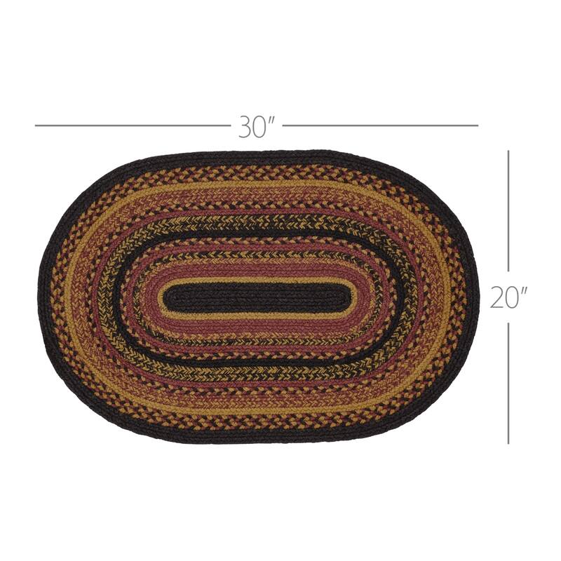 Heritage Farms Jute Rug Oval w/ Pad 20x30 - 3'6"