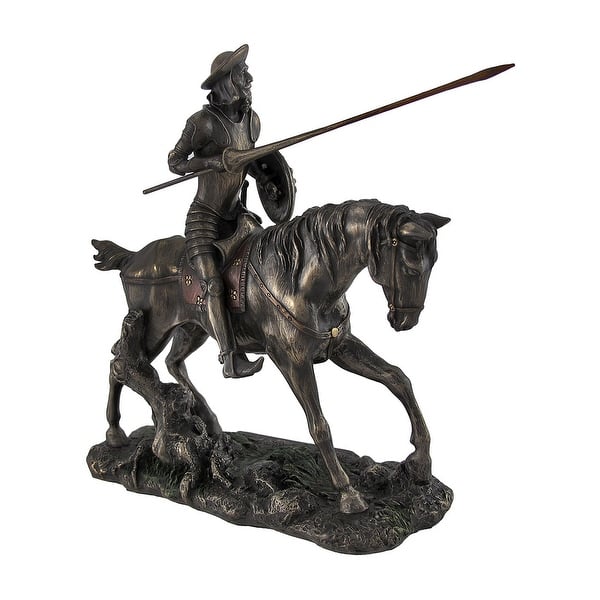 Don Quixote Riding Steed With Lance Figure 7 5 X 9 5 X 3 Inches Overstock 17026674