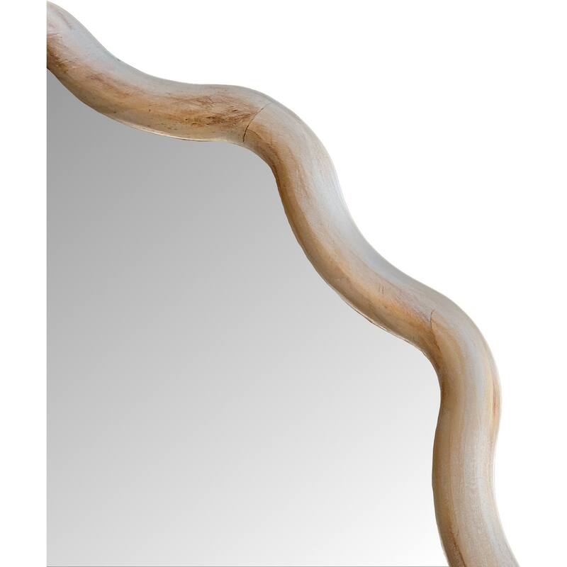 Pine Ripples Round Mirror - 24H x 24W x 1D