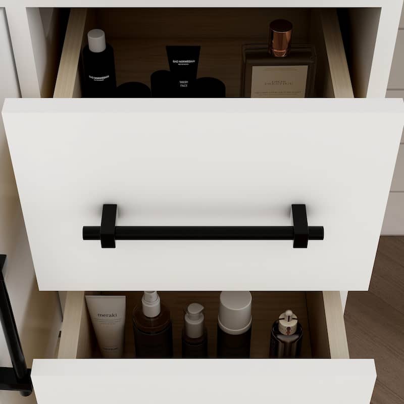 Victoria 36'' R Drawer Freestanding Vanity with Reinforced Acrylic Sink - 35.5