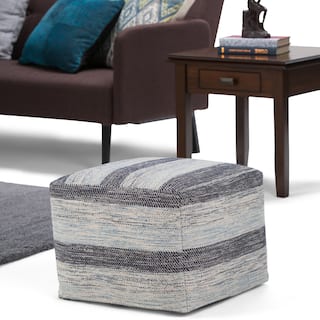 WYNDENHALL Portia Boho Square Pouf
