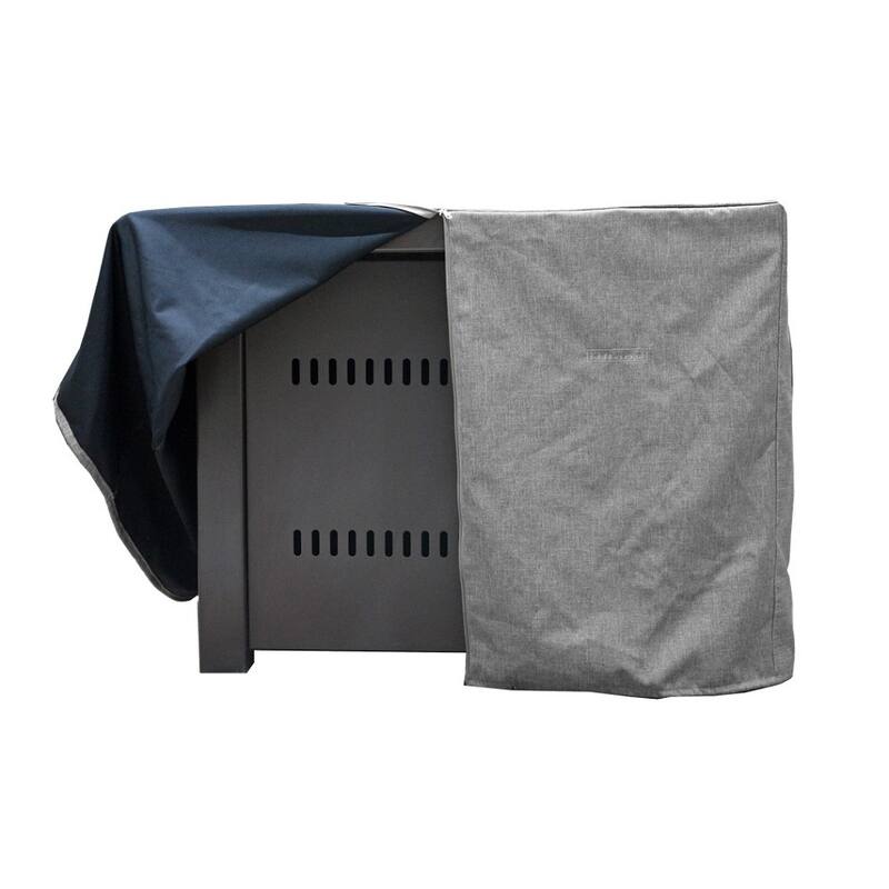 AZ Patio Heaters Square Fire Pit Commercial Cover in Gray - N/A