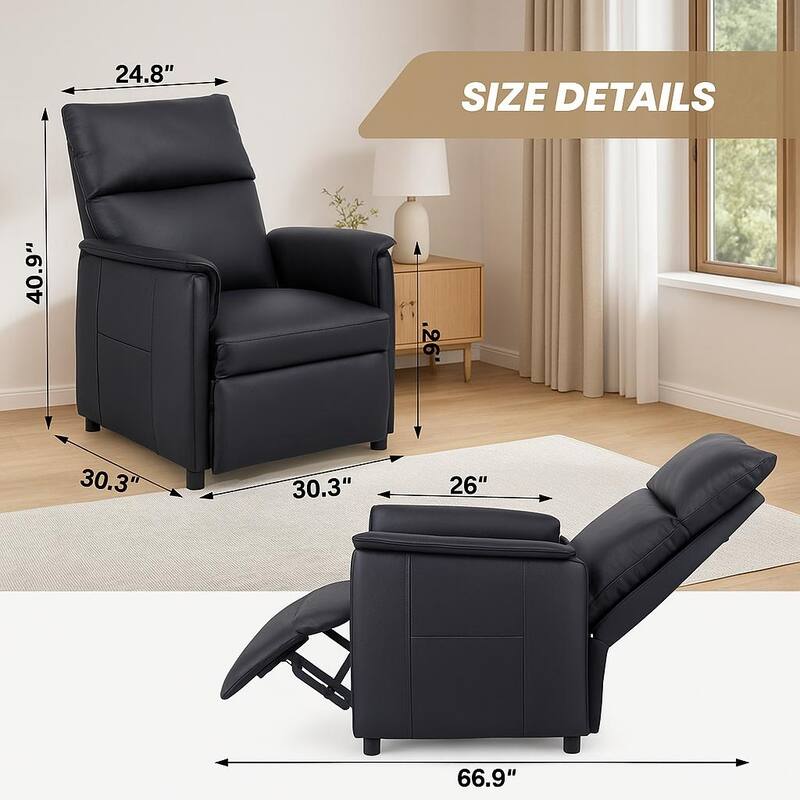 Electric Recliner Chair, with Massage and Heat, Remote Control