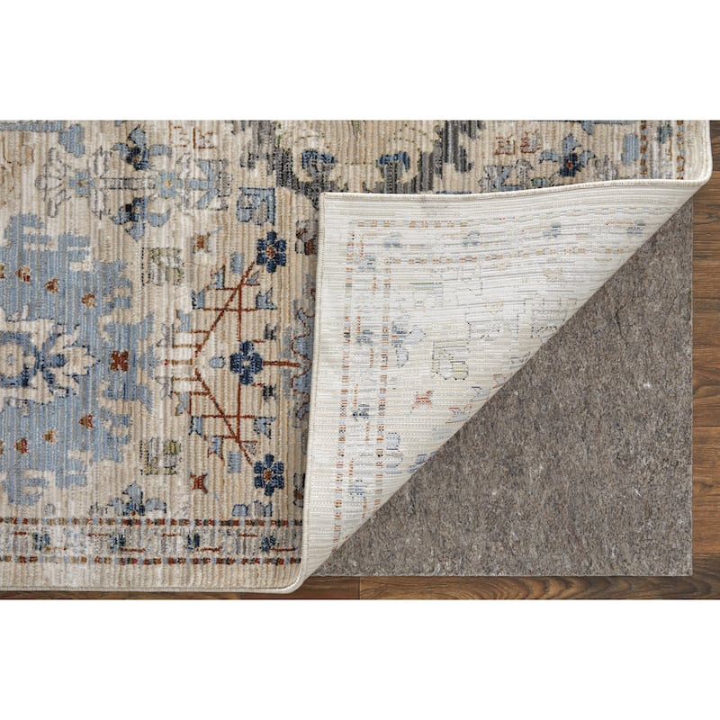 Grand Bazaar Claymore Machine Made Floral & Botanical Traditional Area Rug