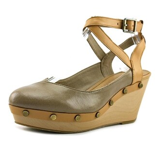 calvin klein tan heels