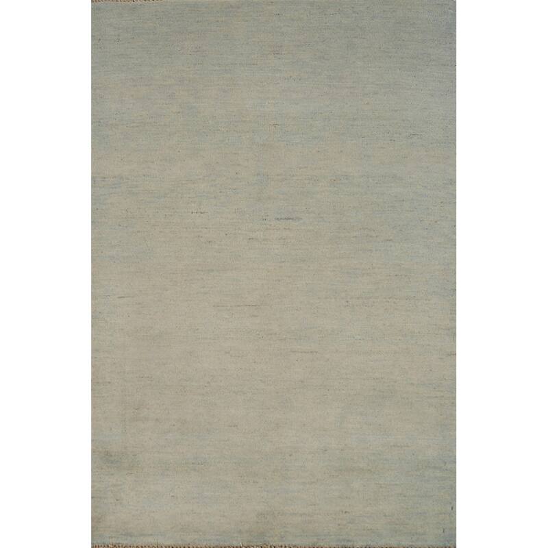 Modern Gabbeh Oriental Foyer Rug Multi-Color Handmade Wool Carpet - 3'2"x 4'11"