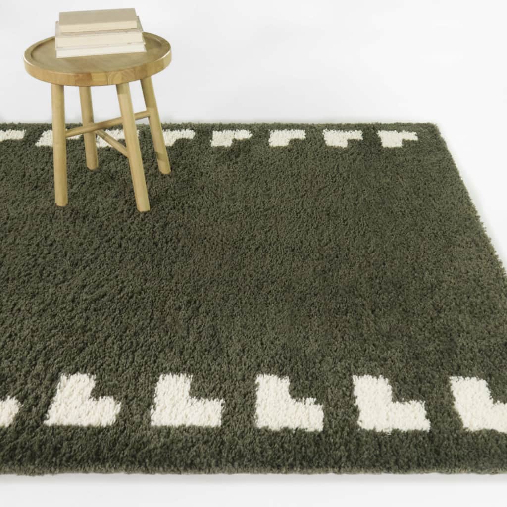 Barbour Geometric Border Area Rug