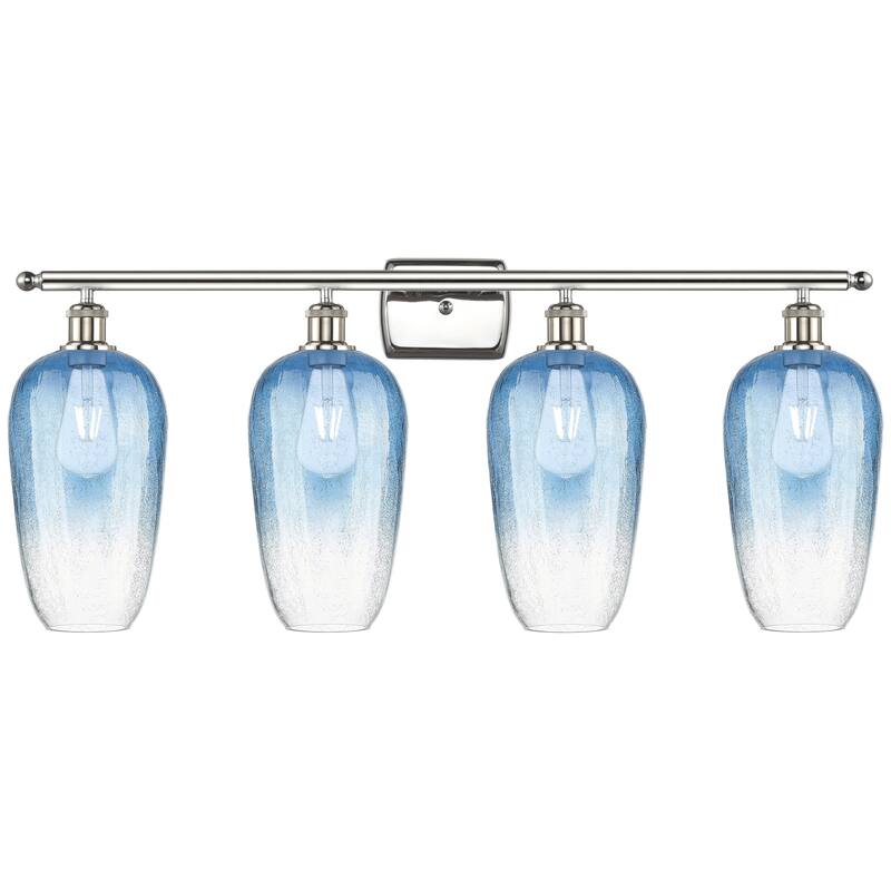 Innovations Lighting Endless Possibilities Ballston - Brookhaven Flute - 4 Light 37" Bath Vanity Light